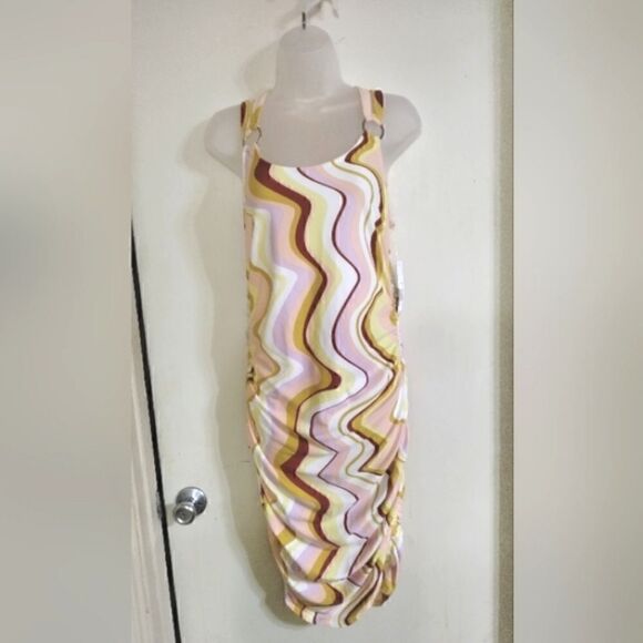 Bodycon DRESS NO BOUNDARIES O-Ring Women's Size LARGE NEW WITH TAGS - Picture 3 of 13